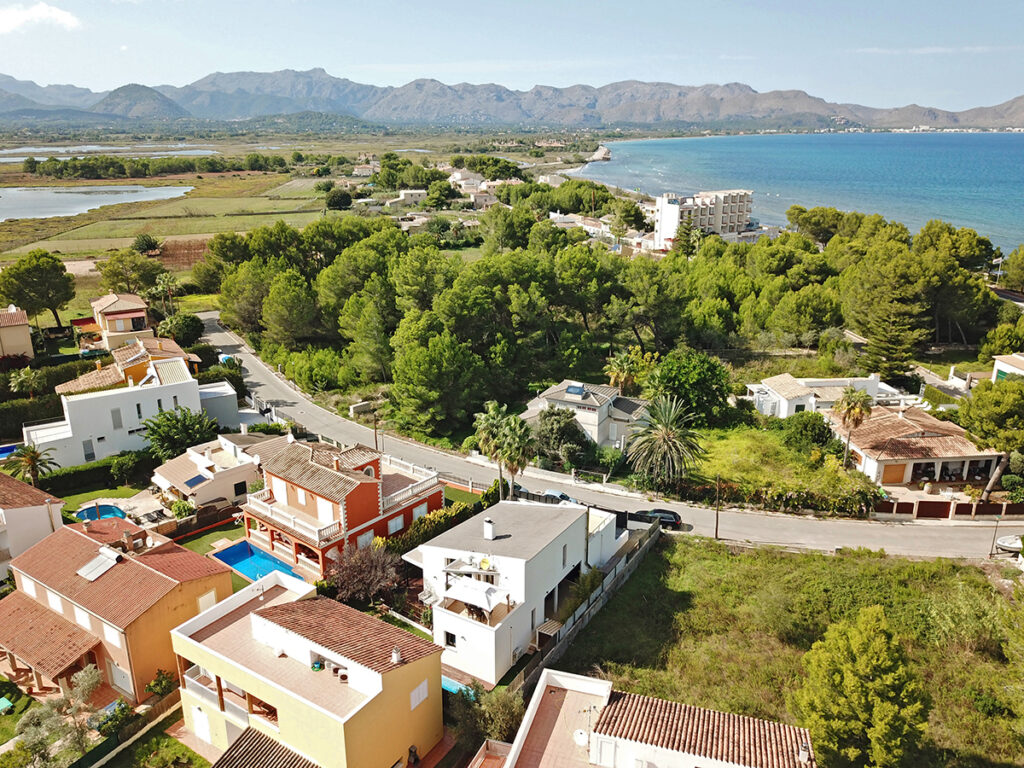 VOgelperspektive Villa Alcudia Lage Carrer d'Ignazio de Zuloaga5, 07400 Alcudia Sa Marina